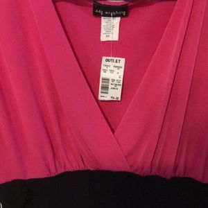 Say Anything Dresses - Say Anything Pink and Black Stretchy Dress Say Anything Dresses - Say Anything Pink and Black Stretchy Dress